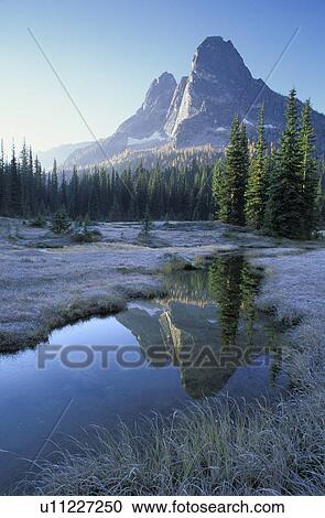Stock Image - washington, north, majestic, mountain, usa, landscape. Fotosearch