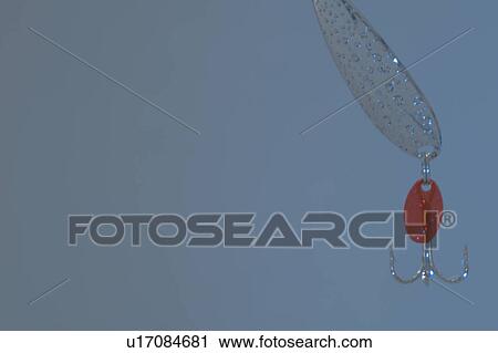 Stock Image - water, spoon, treble, hook, teble, wet. Fotosearch