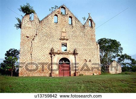 yucatan, abandoned, hispanic, mexico, church, shell View Large Photo Image Stock Image - yucatan, abandoned, hispanic, mexico, church, shell. Fotosearch