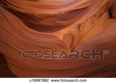 Stock Image - abstract, canyon, beam, arizona, antelope. Fotosearch