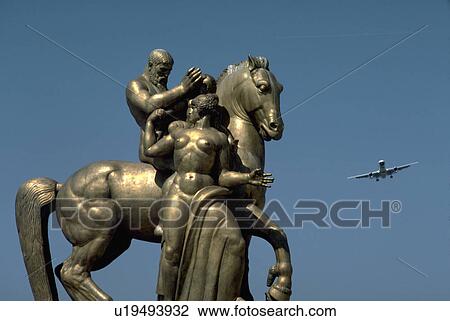 airliner, equestrian, bridge, memorial, statue, bronze View Large Photo Image Stock Image - airliner, equestrian, bridge, memorial, statue, bronze. Fotosearch