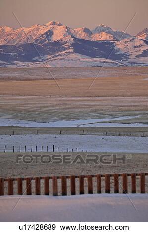 alberta, covered, rocky, winter, mountains, snow View Large Photo Image Stock Photo - alberta, covered, rocky, winter, mountains, snow. Fotosearch