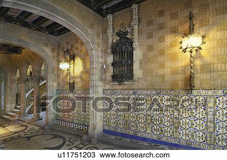 architect, quadras, designed, building, modernist, palau View Large Photo Image Stock Image - architect, quadras, designed, building, modernist, palau. Fotosearch