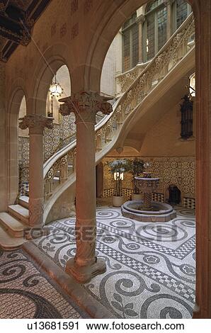 architect, quadras, designed, building, modernist, palau View Large Photo Image Stock Image - architect, quadras, designed, building, modernist, palau. Fotosearch