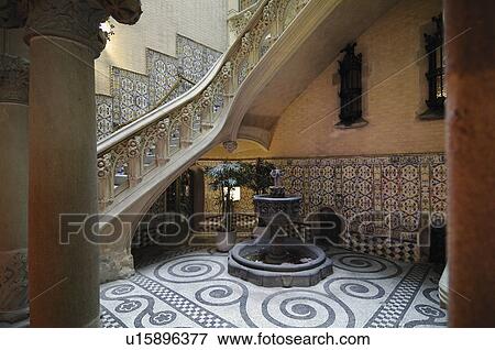 architect, quadras, designed, building, modernist, palau View Large Photo Image Stock Photo - architect, quadras, designed, building, modernist, palau. Fotosearch
