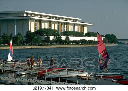 Stock Image - architecture, center, marble, landmark, famous, kennedy. Fotosearch