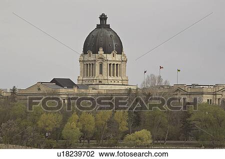 Stock Image - architecture, parliament, canada, regina, building, saskatchewan. Fotosearch