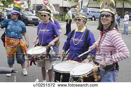 Stock Image - beast, females, heart, corp, drum, women. Fotosearch