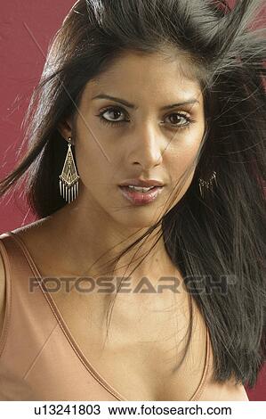 Stock Image - beauty, woman, bea, portrait, female, beautiful. Fotosearch