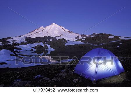 Stock Image - below, released, hiking, cascade, rock, model. Fotosearch