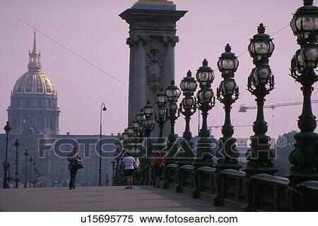 Stock Photography - both, wrought, flanks, lampposts, iron, succession. Fotosearch
