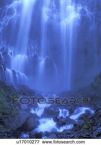 Stock Photo - boulders, river, mt, mount, rock, cascade. Fotosearch