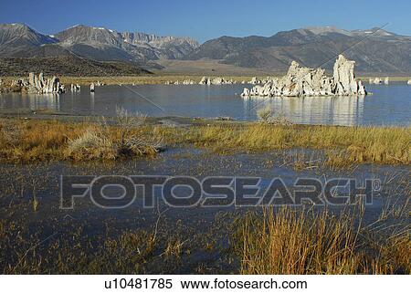 Stock Photography - california, lake, mountain, nevada, sierra, mono. Fotosearch