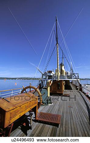 Stock Image - canada, boating, maritime, acadia, museum, harbor. Fotosearch