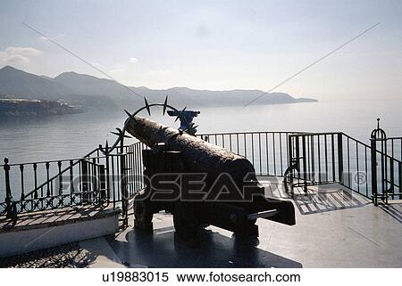 cannon, costa, spain, viewpoint, old View Large Photo Image Stock Photography - cannon, costa, spain, viewpoint, old. Fotosearch