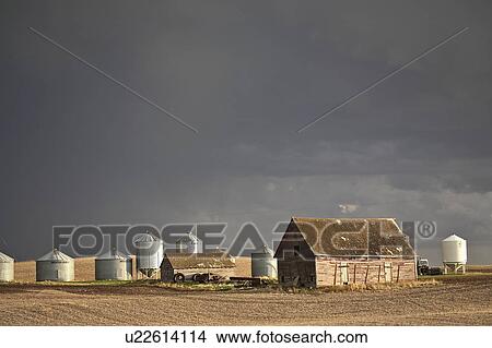 clouds, buildings, farm, storm View Large Photo Image Picture - clouds, buildings, farm, storm. Fotosearch