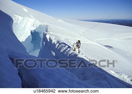 crevasse, released, backpacking, park, mountain, model View Large Photo Image Stock Image - crevasse, released, backpacking, park, mountain, model. Fotosearch