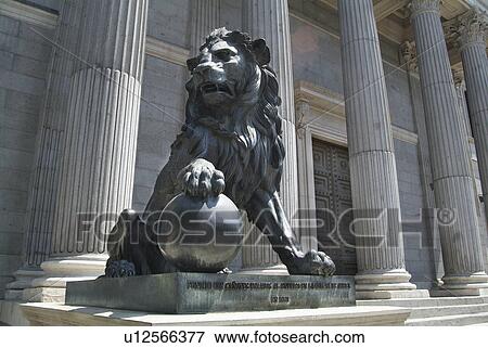Stock Photo - diputados, adroitness, spain, madrid, congreso. Fotosearch