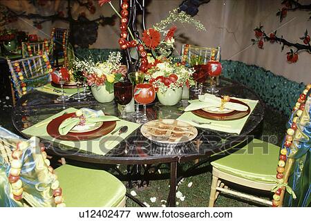 Stock Photo - elegant, furniture, chair, living, outdoor, patio. Fotosearch