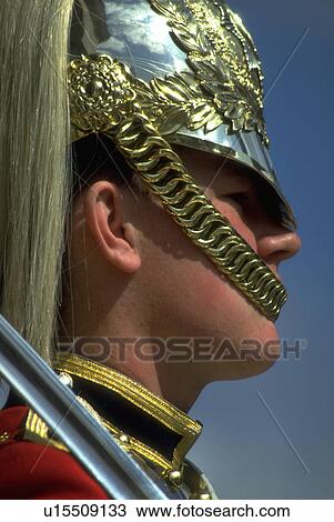Stock Image - england, horse, london, pauls, guard, royal. Fotosearch