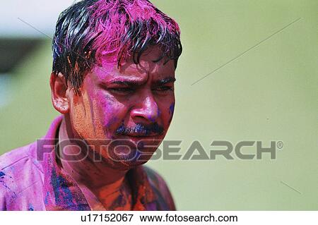 festival, male, young, india, holi View Large Photo Image Stock Photo - festival, male, young, india, holi. Fotosearch