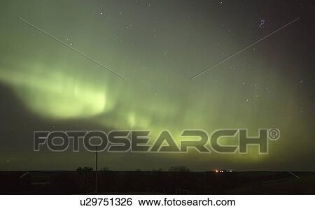 Stock Photograph - gardner, lights, southwest, just, seen, northern. Fotosearch