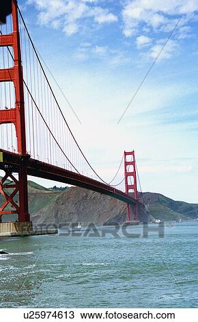 Stock Image - gate, mist, golden, water, softens, morning. Fotosearch