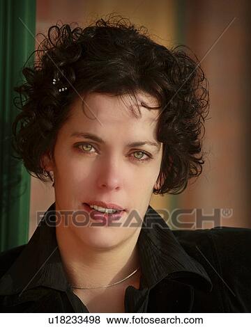 Stock Photo - gorgoeus, poses, canada, jaw, moose, model. Fotosearch