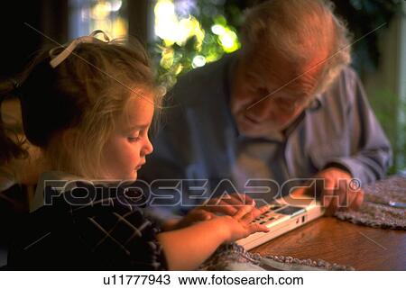 Stock Image - haired, generation, white, elderly, gap, four. Fotosearch
