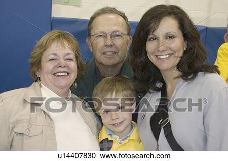 Stock Image - horace, attending, performance, musical, students, family. Fotosearch
