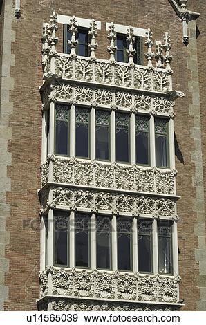 Stock Photo - house, 1905, built, cadafalch, punxes. Fotosearch