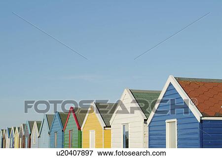 huts, england, suffolk, southwold, beach View Large Photo Image Stock Photo - huts, england, suffolk, southwold, beach. Fotosearch