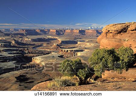Stock Image - island, canyonlands, travel, river, utah, orange. Fotosearch