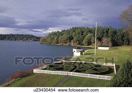juan, camp, san, blockhouse, gardens, english View Large Photo Image Picture - juan, camp, san, blockhouse, gardens, english. Fotosearch