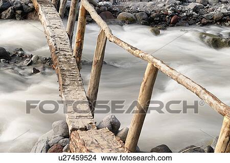 log, river, nisqually, bridge, foot View Large Photo Image Picture - log, river, nisqually, bridge, foot. Fotosearch