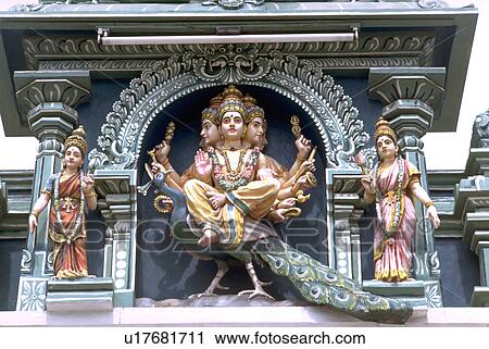 Stock Image - madras, god, religion, temple, sculpture, hindu. Fotosearch