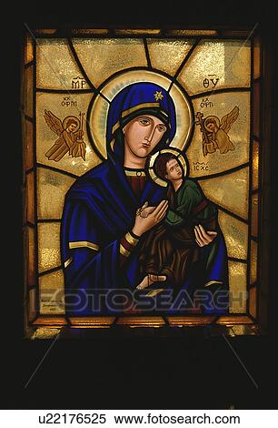 mary, glass, virgin, showing, window, stain View Large Photo Image Stock Photography - mary, glass, virgin, showing, window, stain. Fotosearch
