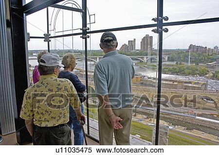Stock Photography - mississippi, mill, viewing, museum, city, visitors. Fotosearch