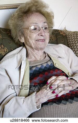 Stock Photograph - months, year, fran, aunt, old, ninetyfour. Fotosearch