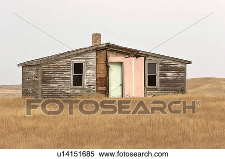 Stock Photography - muddy, old, big, house, farm, deserted. Fotosearch
