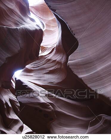 Stock Image - narrow, cut, hole, edge, deep, canyon. Fotosearch