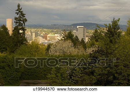 Stock Image - northwest, washington, pacific, oregon, park, portland. Fotosearch