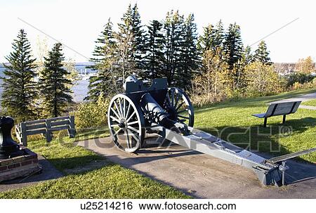 Stock Photograph - park, overlooking, memorial, superior, lake, canon. Fotosearch