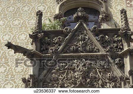 Stock Photo - recreates, ametller, cadafalch, josep, house, casa. Fotosearch