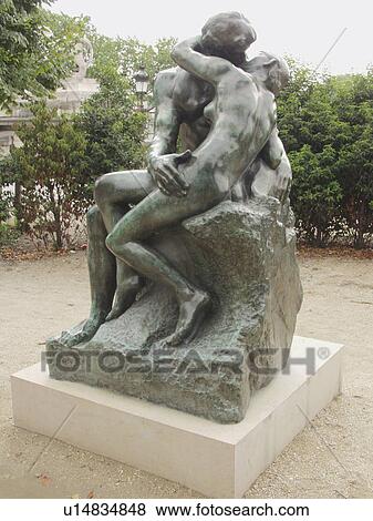 rodin, paris, tuileries, jardin, kiss View Large Photo Image Stock Photo - rodin, paris, tuileries, jardin, kiss. Fotosearch