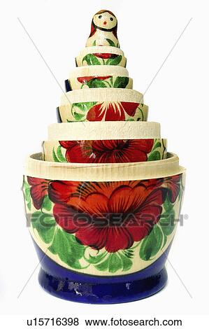 Stock Photo - russian, relationships, family, dolls, set. Fotosearch
