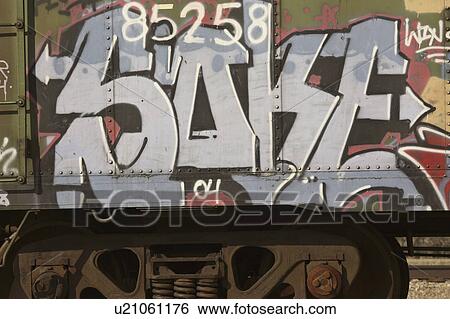 scenic, parked, boxcar, rail, cp, graffiti View Large Photo Image Stock Photograph - scenic, parked, boxcar, rail, cp, graffiti. Fotosearch