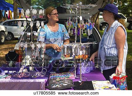 shopkeeper, stall, customer, jewellery, selling, market View Large Photo Image Stock Photography - shopkeeper, stall, customer, jewellery, selling, market. Fotosearch
