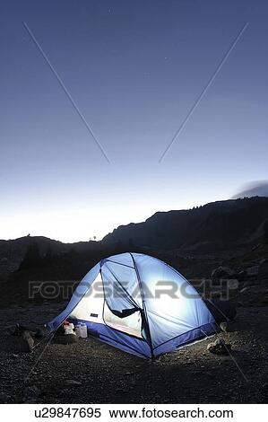 sky, tent, night, below, glowing, backpacking View Large Photo Image Stock Photography - sky, tent, night, below, glowing, backpacking. Fotosearch