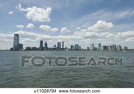 skyline, city, building, skyscraper, downtown, jersey View Large Photo Image Picture - skyline, city, building, skyscraper, downtown, jersey. Fotosearch
